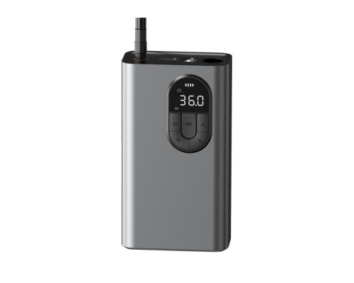 Автомобильный компрессор Baseus Energy Source Inflator Pump Wireless Intelligent Air Pump серый (CRCQB02-0A)