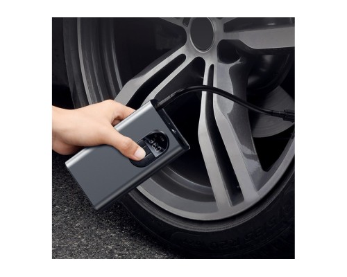 Автомобильный компрессор Baseus Energy Source Inflator Pump Wireless Intelligent Air Pump серый (CRCQB02-0A)