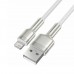 Кабель Baseus Cafule Metal Data Cable USB - Lightning (CALJK-A02) 1м белый/розовое золото