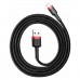 Кабель Baseus Cafule USB - Lightning (CALKLF-C19) 2м, черный/красный