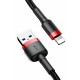 Кабель Baseus Cafule USB - Lightning (CALKLF-B19) 1м, черный/красный