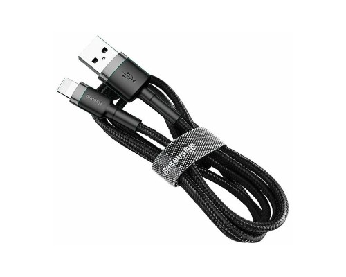 Кабель Baseus Cafule USB - Lightning (CALKLF-BG1) 1м, черный/серый