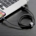 Кабель Baseus Cafule USB - Lightning (CALKLF-BG1) 1м, черный/серый
