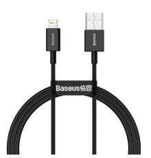 Кабель Baseus Superior Series Fast Charging, USB - Lightning, (CALYS-A01) 2.4А, 1 м, черный 