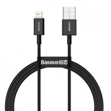 Кабель Baseus Superior Series Fast Charging, USB - Lightning, (CALYS-A01) 2.4А, 1 м, черный
