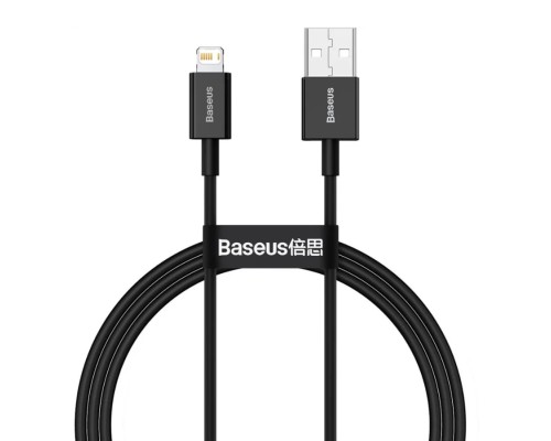Кабель Baseus Superior Series Fast Charging, USB - Lightning, (CALYS-A01) 2.4А, 1 м, черный 
