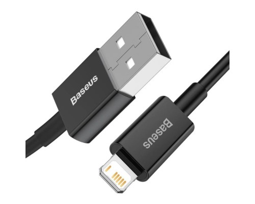 Кабель Baseus Superior Series Fast Charging, USB - Lightning, (CALYS-A01) 2.4А, 1 м, черный 