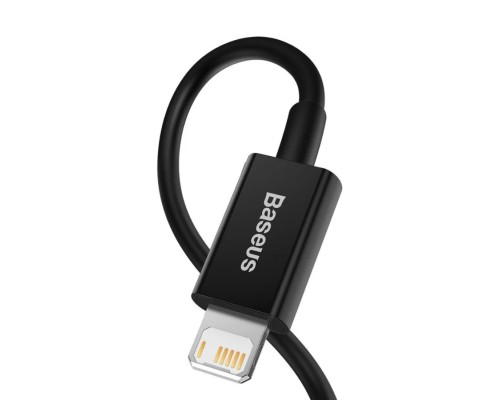 Кабель Baseus Superior Series Fast Charging, USB - Lightning, (CALYS-A01) 2.4А, 1 м, черный 