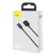 Кабель Baseus Superior Series Fast Charging, USB - Lightning, (CALYS-A01) 2.4А, 1 м, черный 