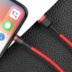 Кабель Baseus Cafule USB - Lightning (CALKLF-C09) 2м, красный/красный