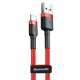 Кабель Baseus Cafule USB - Lightning (CALKLF-C09) 2м, красный/красный