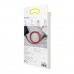 Кабель Baseus Cafule USB - Lightning (CALKLF-B09) 1м, красный/красный