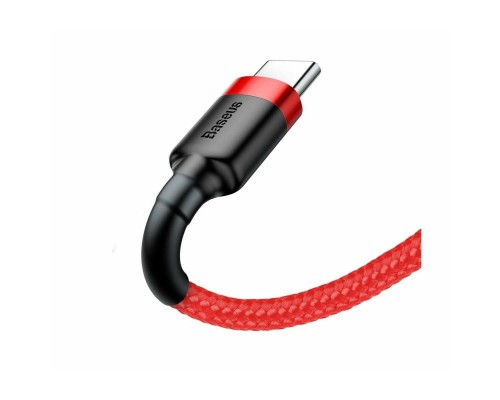 Кабель Baseus Cafule USB - USB Type-C (CATKLF-C09) 2м красный/красный
