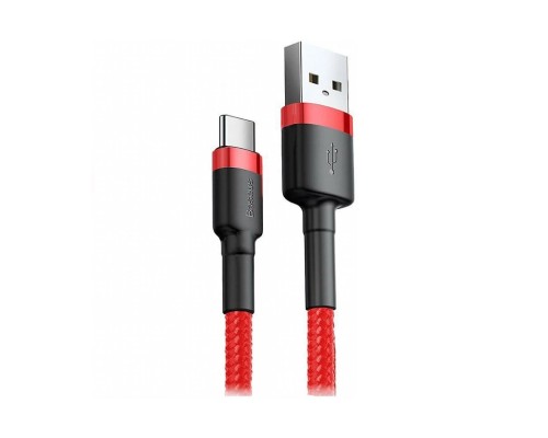 Кабель Baseus Cafule USB - USB Type-C (CATKLF-C09) 2м красный/красный