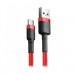 Кабель Baseus Cafule USB - USB Type-C (CATKLF-B09) 1м красный/красный