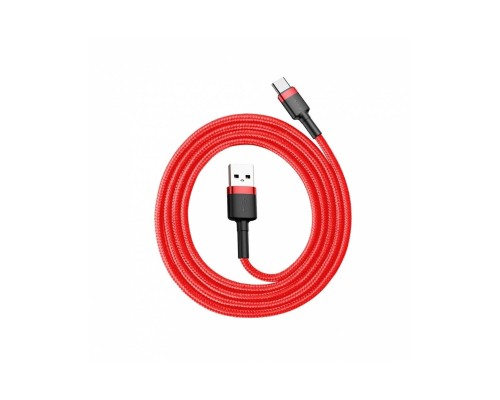 Кабель Baseus Cafule USB - USB Type-C (CATKLF-C09) 2м красный/красный
