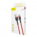 Кабель Baseus Cafule USB - USB Type-C (CATKLF-B09) 1м красный/красный