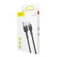 Кабель Baseus Cafule USB - USB Type-C (CATKLF-BG1) 1м черный/серый