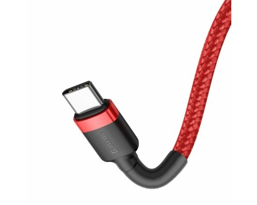 Кабель Baseus Cafule USB Type-C - USB Type-C (CATKLF-H09) 2м красный/красный