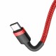 Кабель Baseus Cafule USB Type-C - USB Type-C (CATKLF-H09) 2м красный/красный