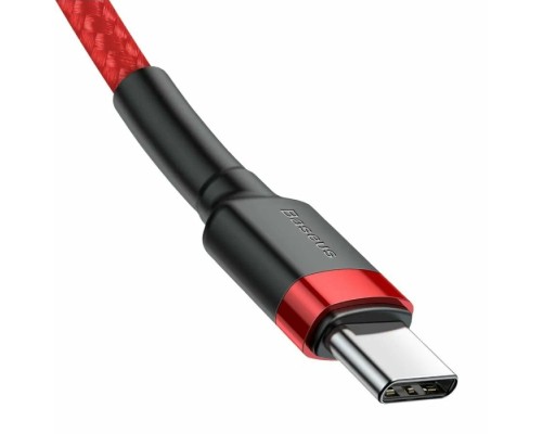 Кабель Baseus Cafule USB Type-C - USB Type-C (CATKLF-H09) 2м красный/красный