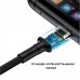 Кабель Baseus Cafule USB - USB Type-C (CATKLF-PG1) HW 40Вт, 1м черный/серый