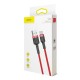 Кабель Baseus Cafule USB - USB Type-C (CATKLF-U09) 3м красный/красный