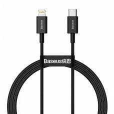 Кабель Baseus Superior Series Fast Charging, Type-C - Lightning, (CATLYS-A01) 20W, 1 м, черный 