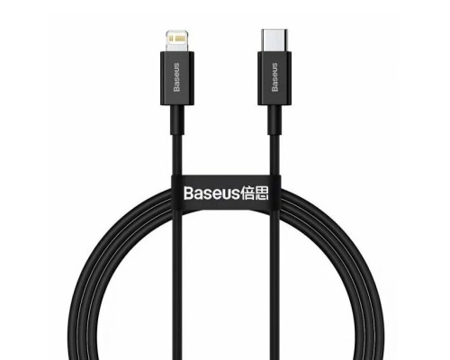 Кабель Baseus Superior Series Fast Charging, Type-C - Lightning, (CATLYS-C01) 20W, 2 м, черный 