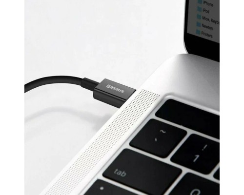 Кабель Baseus Superior Series Fast Charging, Type-C - Lightning, (CATLYS-A01) 20W, 1 м, черный 