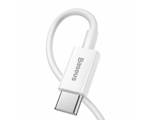 Кабель Baseus Superior Series Fast Charging, Type-C - Lightning, (CATLYS-A02) 20W, 1 м, белый