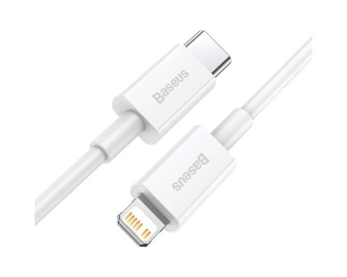 Кабель Baseus Superior Series Fast Charging, Type-C - Lightning, (CATLYS-C02) 20W, 2 м, белый