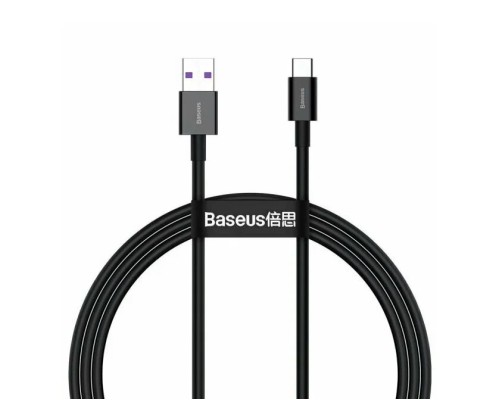 Кабель Baseus Superior Series Fast Charging, USB - Type-C, (CATYS-01) 66W, 1 м, черный 