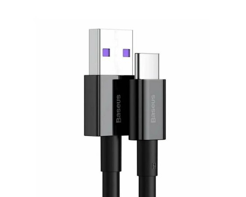 Кабель Baseus Superior Series Fast Charging, USB - Type-C, (CATYS-01) 66W, 1 м, черный 