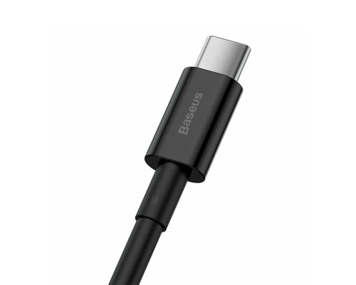 Кабель Baseus Superior Series Fast Charging, USB - Type-C, (CATYS-01) 66W, 1 м, черный 