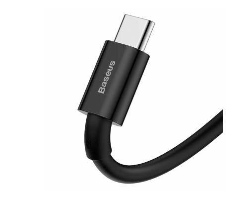 Кабель Baseus Superior Series Fast Charging, USB - Type-C, (CATYS-01) 66W, 1 м, черный 