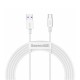 Кабель Baseus Superior Series Fast Charging, USB - Type-C, (CATYS-02) 66W, 1 м, белый