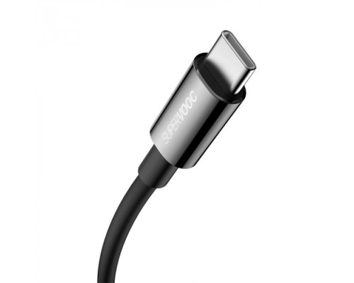 Кабель Baseus Superior Series (SuperVOOC) Fast Charging, USB - Type-C, (CAYS000901) 65W, 1 м, черный 