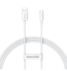 Кабель Baseus Superior Series (SuperVOOC) Fast Charging, USB - Type-C, (CAYS000902) 65W, 1 м, белый