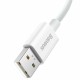 Кабель Baseus Superior Series (SuperVOOC) Fast Charging, USB - Type-C, (CAYS000902) 65W, 1 м, белый