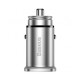 Автомобильная зарядка Baseus с USB и Type-C серая (CCALL-BS0S)