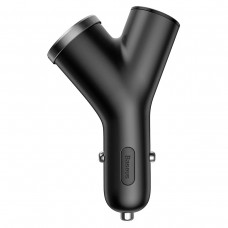 Автомобильная зарядка Baseus Y-type Dual USB (CCALL-YX01), черный