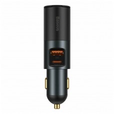 Автомобильная зарядка Baseus Share Together Port Fast Charge USB + Type-C 120W (CCBT-C0G), темно-серый