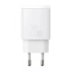 Зарядное устройство Baseus Compact Quick Charger (CCXJ-B02) USB+Type-C 5-12V 3A white