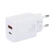 Зарядное устройство Baseus Compact Quick Charger (CCXJ-B02) USB+Type-C 5-12V 3A white