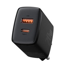 Зарядное устройство Baseus Compact Quick Charger (CCXJ-B01) USB+Type-C 5-12V 3A black