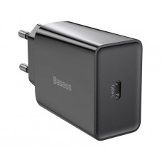 Зарядное устройство Baseus Speed Mini Quick Charger Type-C 20W, Black (CCFS-SN01)