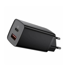 Зарядное устройство Baseus GaN2 Lite Quick Charger C+U 65W (CCGAN2L-B01), черный