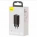 Зарядное устройство Baseus GaN2 Lite Quick Charger C+U 65W (CCGAN2L-B01), черный