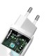 Зарядное устройство Baseus GaN2 Lite Quick Charger C+U 65W (CCGAN2L-B02), белый